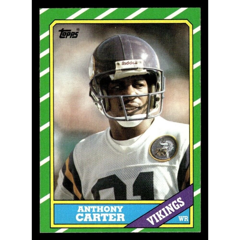 1986 Topps #297 Anthony Carter Rookie Minnesota Vikings
